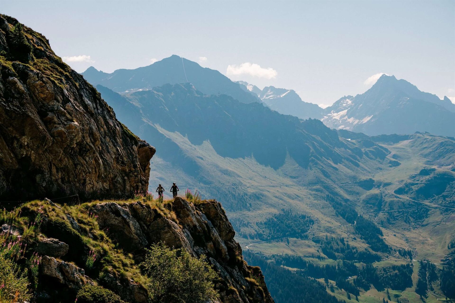 VTT et randonnee en altitude a Verbier
